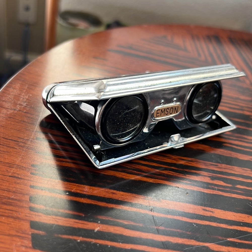 Vintage opera glasses made in Japan by Emson.